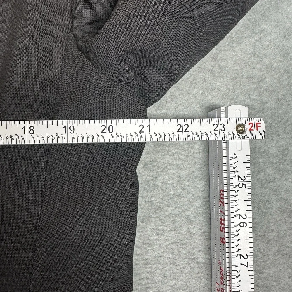 Brooks Brothers 346 Suit Blazer 41S Black Wool Blend 3‎ Button Stretch